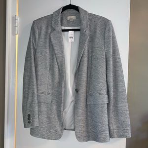 Loft Navy and White Blazer NWT Size 12